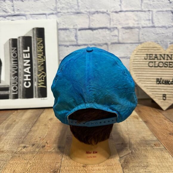 VINTAGE Camel Hat Cap Snap Back Blue Joe Camel Cigarette Baseball Mens 90s - Picture 3 of 11